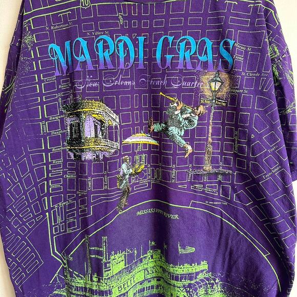 Vintage 1992 Mardi Gras Shirt - Picture 8 of 8